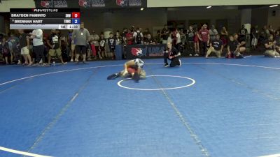 80 lbs Champ. Rd Of 32 - Brayden Paminto, Spring Hills Wrestling vs Brennan Hart, Team Donahoe Wrestling Club