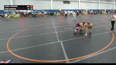144 lbs Cons. Round 4 - Corey Gardner, Unattached vs Luke Johnson, Unattached