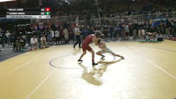 144 2A 5th Place Match - Isaac Lowe, Lake Gibson vs Caden Krsul, Jesuit