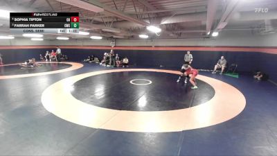 135 lbs Cons. Semi - Sophia Tipton, Copper Hills vs Farrah Parker, Carbon Wrestling Club