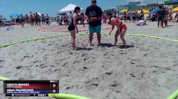 60 lbs Quarterfinal - Ashlyn Brooks, North Carolina vs Siena Palmisciano, Chapel Hill High School Wrestling