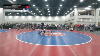 130 lbs Champ. Rd Of 32 - Kyrie-jade Atkinson vs Susannah Duke, Next Level Wrestling Club