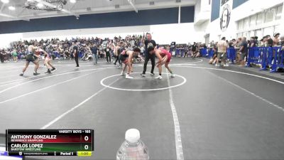 165 lbs Cons. Round 2 - Anthony Gonzalez, Reverence Grappling vs Carlos Lopez, Barstow Wrestling