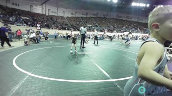 49 lbs Consi Of 16 #1 - Dwaine Goldsberry, Weatherford Youth Wrestling vs Finn Lankford, Hobart