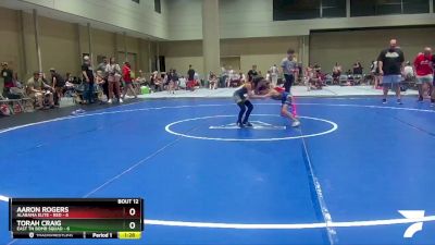 55 lbs Round 4 (6 Team) - Aaron Rogers, Alabama Elite - Red vs Torah Craig, East TN Bomb Squad