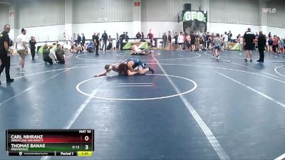 125 lbs Champ. Round 2 - Carl Nihranz, Wrestling University vs Thomas Banas, Providence