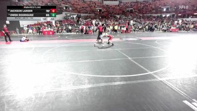 63 lbs 5th Place Match - Owen Rodriguez, Mollitium vs Jackson Lanser, Port Washington Piranhas