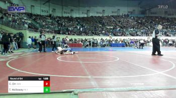 88 lbs Round Of 64 - Cruz Orr, Ardmore Junior High vs Trenton Holloway, PC Takedown