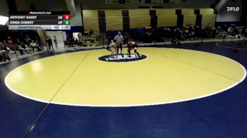 165 lbs Quarterfinal - Anthony Saget, Liberty vs Owen Cherry, Apprentice School