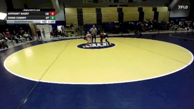 165 lbs Quarterfinal - Anthony Saget, Liberty vs Owen Cherry, Apprentice School