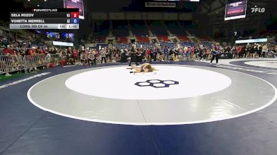 130 lbs Cons. Rd Of 64 - Sela Rozov, NJ vs Vonetta Merrell, AZ