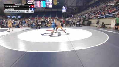 126 lbs Cons. Sub-rd Of 32 - Jack Hutchinson, KS vs Jacob Ness, CO