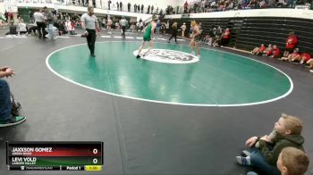 138 lbs Champ. Round 2 - Levi Vold, Lander Valley vs Jaxxson Gomez, Green River