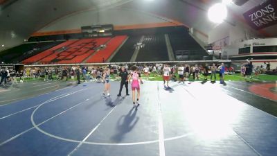 126 lbs Cons. Semis - Kaihawanawana Lind, Hawaii vs Adalie Hazlett, Montana