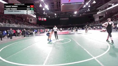190 lbs Champ. Round 1 - Brady Wright, Vacaville vs Jairo Torres, Downey