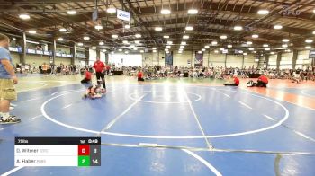 75 lbs Rr Rnd 2 - Dane Witmer, D3Primus vs Avery Haber, Pursuit Wrestling Academy - Green