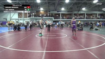 165 lbs Cons. Round 1 - Ash Hinman, Illinois Wesleyan vs Airamis Mendoza, University Of The Ozarks