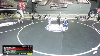 181-231 lbs Round 2 - Olivia Ruacho, California vs Ariana Medina, Hoover Mat Masters