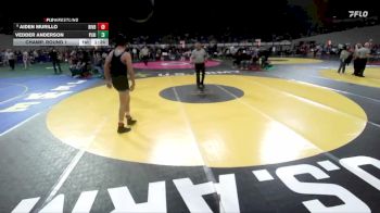 3A Boys 157 lbs Champ. Round 1 - Aiden Murillo, Riverside (Boardman) Boys vs Vedder Anderson, Pleasant Hill Boys