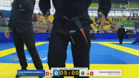 OSVALDO BONFIM DE SOUZA vs LUCAS DE MENEZES CALABRIA BERNAR 2026 FPJJ Circuito Paulista GI Etapa 3