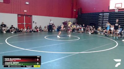 105 lbs Round 2 (8 Team) - Tate Blackwell, Kansas Gold vs Chance Berry, Cypress Wrestling Club