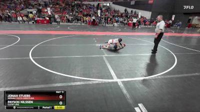 69 lbs Cons. Round 4 - Payson Nilssen, Clear Lake vs Jonah Stuebs, Neenah Youth Wrestling