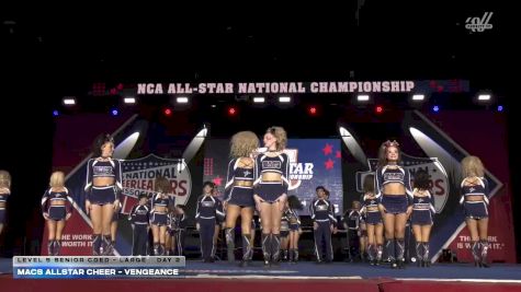 Mac's Allstar Cheer - Vengeance [2026 L5 Senior Coed - Large Day 2] 2026 NCA All-Star National Championship
