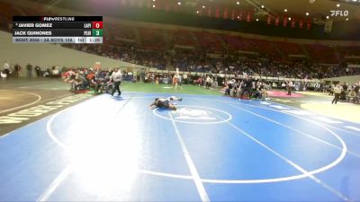 3A Boys 106 lbs Quarterfinal - Javier Gomez, La Pine Boys vs Jack Quinones, Pleasant Hill Boys