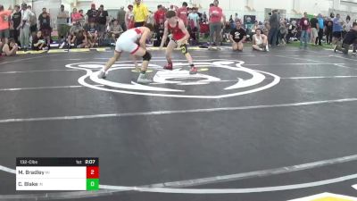 132-C lbs Round Of 32 - Matthew Bradley, MI vs Carson Blake, IN