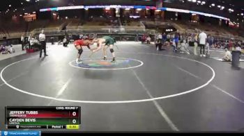 195 lbs Cons. Round 7 - Jeffery Tubbs, Thompson HS vs Cayden Bevis, Lincoln