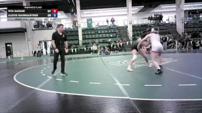 103 lbs 5th Place Match - Alexis Baumgartner, Adrian vs Vita Savage, Otterbein
