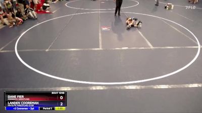 Cons. Semi - Dane Fier, Minneota Wrestling vs Landen Cooreman, MN Elite Wrestling Club