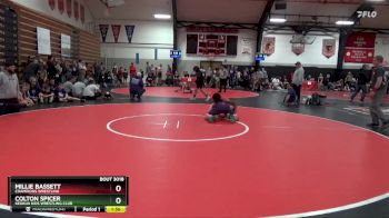 Round 2 - Millie Bassett, CHAMPIONS WRESTLING vs Colton Spicer, Keokuk Kids Wrestling Club