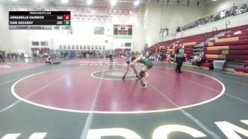 140 lbs Champ. Round 2 - Annabelle Harmon, Caldwell vs Sam Azcaray, Century