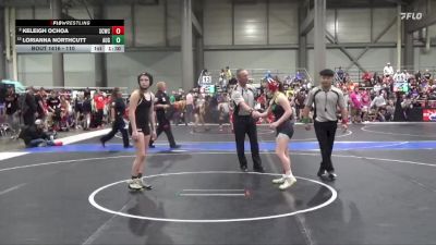 110 lbs Champ. Round 1 - Lorianna Northcutt, Augusta vs Keleigh Ochoa, Smith County Wrestling Club