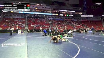 3A-165 lbs Cons. Round 4 - Campbell Janis, Iowa City, West vs Brody Warrick, Boone