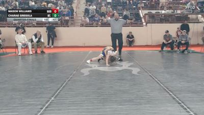 63_G lbs Quarterfinal - Mason Williams, Harbor Creek vs Charae Gregula, Mt. Lebanon
