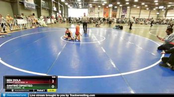 100 lbs Rd# 7- 10:45am Saturday Final Pool - Santino DiMatteo, Double Champs vs Ben Ziola, Dynasty Death Row