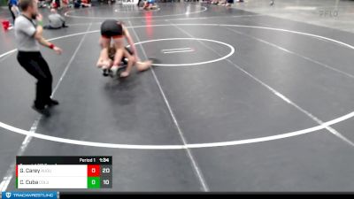 170 lbs Round 4 (16 Team) - Gunner Carey, Augusta vs Cody Cuba, Columbus