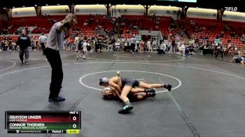 84 lbs Quarterfinal - Grayson Unger, Lake Catholic vs Connor Thoenen, Donahue Wrestling Academy