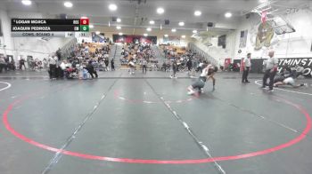 150 lbs Cons. Round 4 - Logan Mojica, Rosemead vs Joaquin Pedroza, Costa Mesa