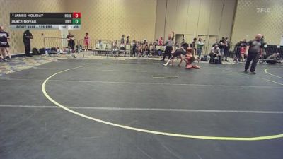 175 lbs Final - James Holiday, Rough House vs Jance Novak, Inwtc