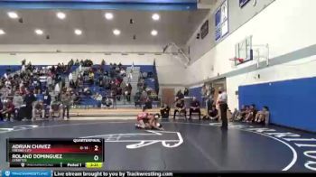 133 lbs Quarterfinal - Adrian Chavez, Fresno City vs Roland Dominguez, Cerritos