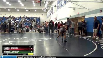 131 lbs Round 4 - Naleah Ledesma, Hillcrest vs Brianna Vasquez, Legacy Wrestling Center