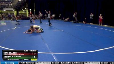 80 lbs Cons. Round 2 - Max Kellogg, Chickasaw Elite Wrestling Club vs Maverick Jamison, DC Elite