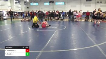 140-J lbs Round 3 - Gavin Crawford, PA vs Tyler Trent, OH