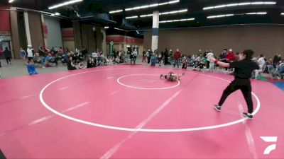 45-49 lbs Round 1 - Norah Gann, Team Gann Wrestling vs Grace Cogar, Spartan Mat Club