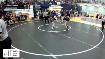 120 lbs. Semifinal - Aalyiah Sanders, Odessa vs Abigail Monaco, Park HIll South