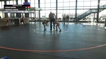 57 lbs 1st Place Match - Roman Brems, DC Elite vs Brantley Coufal, DC Elite