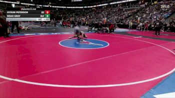 150-2A Champ. Round 1 - Hyrum Peterson, Rye High School vs Noah Gray, Olathe